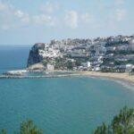 mediterranean sea blue white village