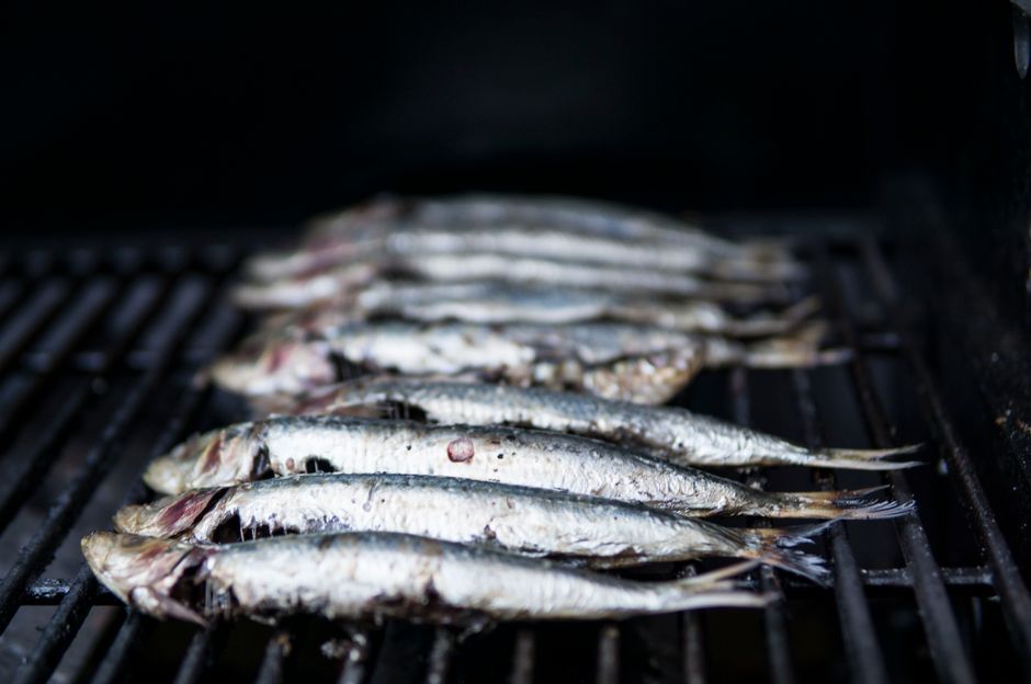 大西洋の新鮮な魚介料理